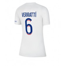 Paris Saint-Germain Marco Verratti #6 Tredjedrakt Kvinner 2022-23 Kortermet